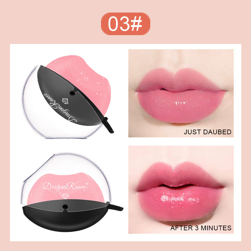 Lazy Lip-shaped Pearlescent Thin And Glittering Lipstick Is Not Easy